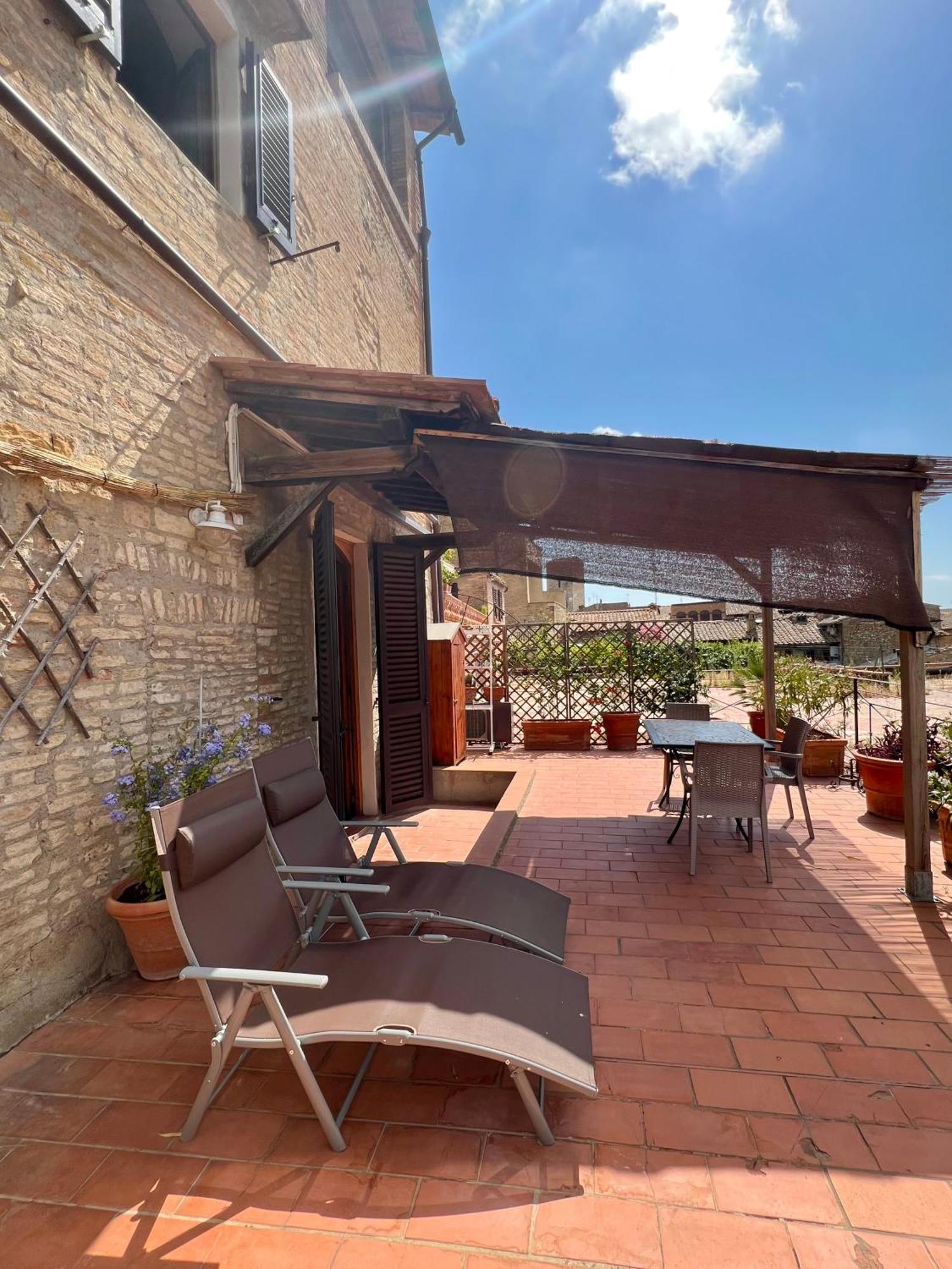Le Viole Lejlighed San Gimignano Eksteriør billede